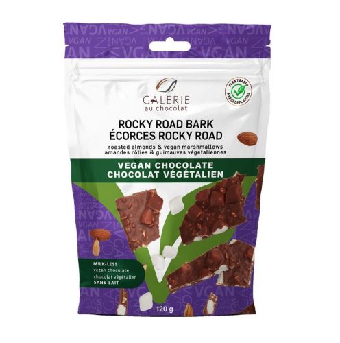 Galerie Au Chocolat Vegan Rocky Road Bark, 6 x 120g