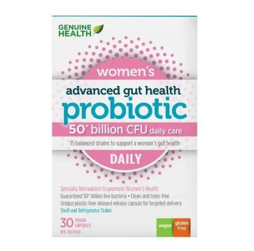 Genuine Health AGH Daily Probiotics for Women, V-Caps - 30 Capsules