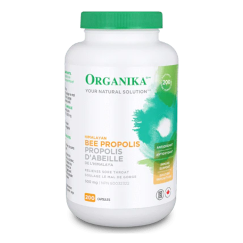 Organika Bee Propolis Himalayan, 500mg, 200cap