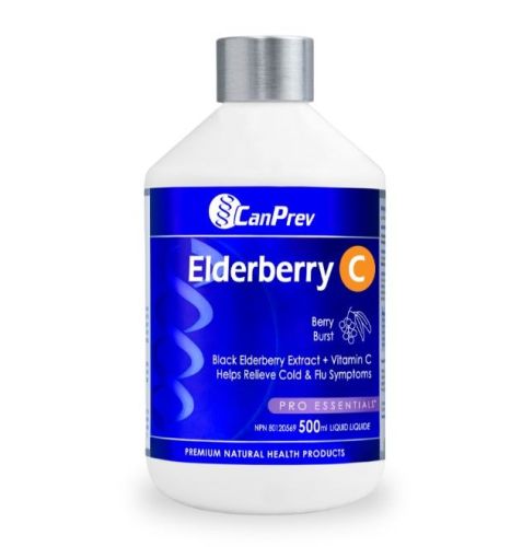 CanPrev Elderberry C Liquid - Berry Burst, 500 ml