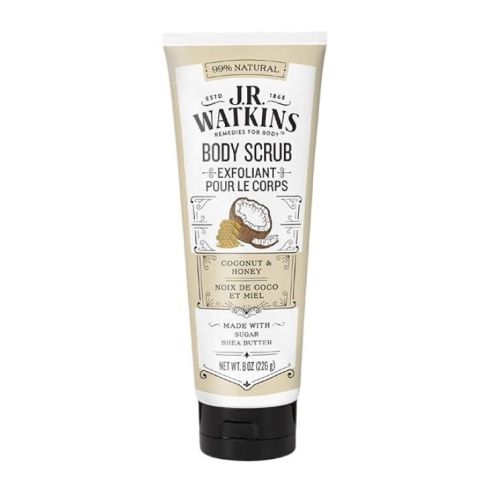 J.R. Watkins Coconut Milk & Honey Body Scrub, 226g