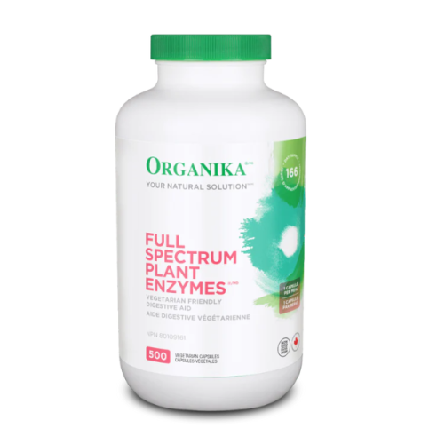 Organika Plant Enzymes Full Spectrum, 500mg, 500cap