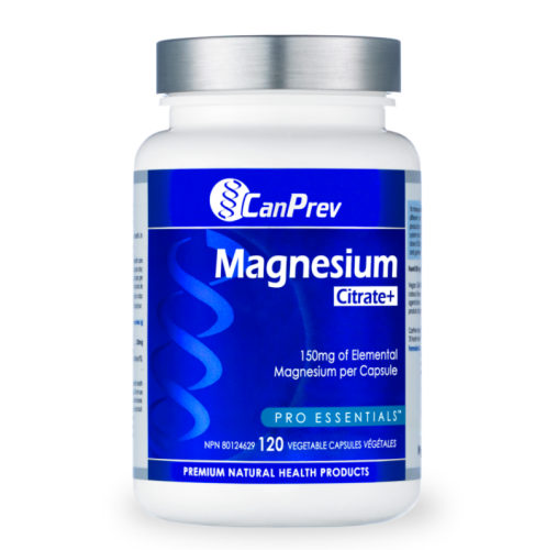 Canprev Magnesium Citrate+, 120 v-caps