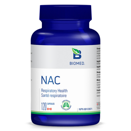 Biomed NAC (N-Acetyl-L-cysteine), 120 caps