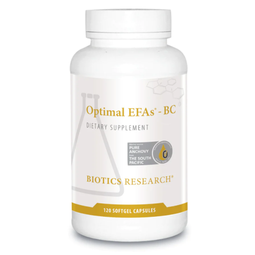 Biotics Research Optimal EFAs BC, 120 Capsules