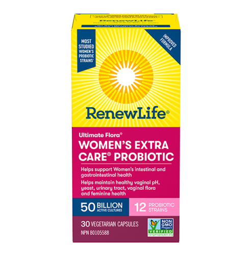 Renew Life Ultimate Flora Women's Extra Care 50B, 30 caps