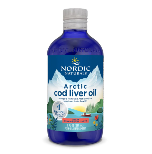 Nordic Naturals Arctic Cod Liver Oil Strawberry, 237ml