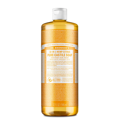 Dr. Bronner's Citrus Pure-Castile Liquid Soap, 946ml