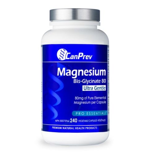 CanPrev Magnesium Bis·Glycinate 80 Ultra Gentle, 240 v-caps