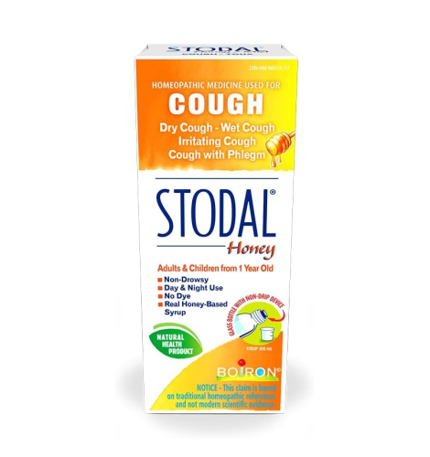 Boiron Stodal Adults Honey Cough Syrup, 200ml