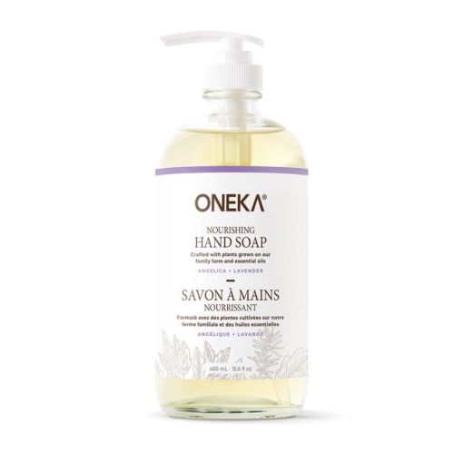 Oneka Hand Soap, Angelica & Lavender, 475ml