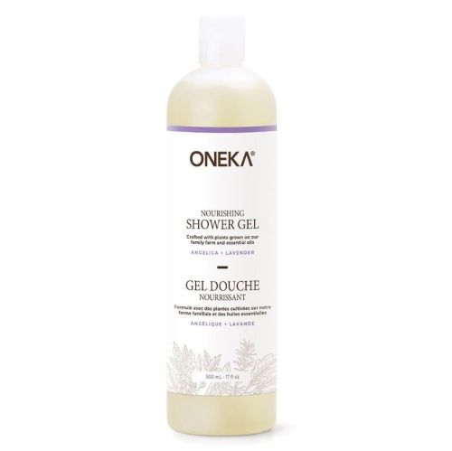 Oneka Shower Gel (Body Wash), Angelica & Lavender, 500ml