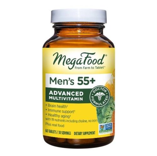 MegaFood Multi for Men 55+, 60 tabs