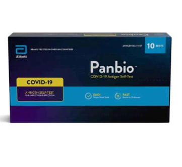 Abbott Panbio Covid-19 Antigen Self-Test 10