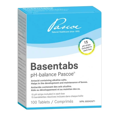 Pascoe Basentabs pH-balance Pascoe, Antacid w/Alkaline Salts (tablets), 100ct