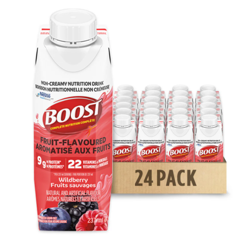 Boost Beverage Fruit Wildberry, 6x237ml