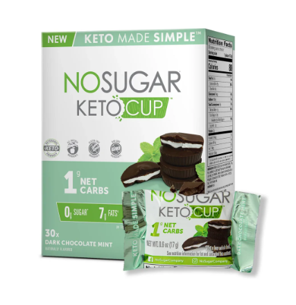 No Sugar Company Keto Bomb Choc Mint, 30 x 17g