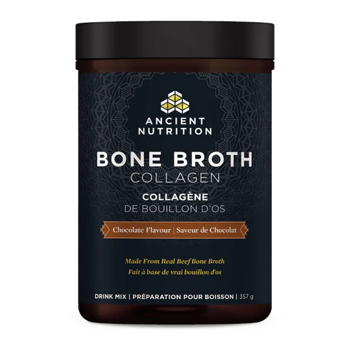 Ancient Nutrition Bone Broth Collagen Protein - Chocolate, 357g