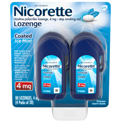 Nicorette Rx Loz Mint 4mg, 80