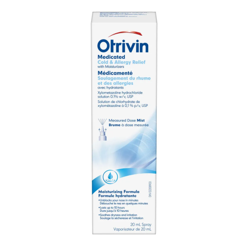 Otrivin 0.1% Moisturizing Sp Md, 20ml