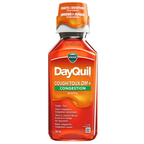 Vicks Dayquil Syr Cough+Congestion, 354ml