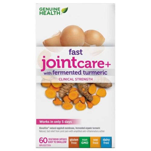 Genuine Health Fast Joint Care with NEM & Turmeric, 60caps
