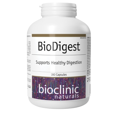 Bioclinic Naturals BioDigest, 180 Capsules