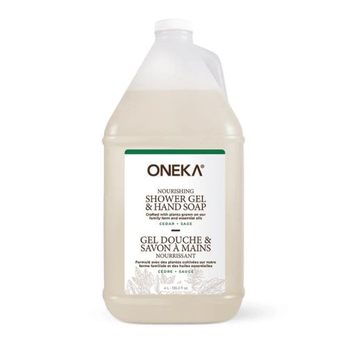 Oneka Shower Gel (Body Wash), Cedar Sage, 4L