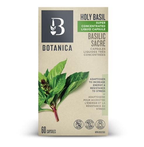 Botanica Holy Basil Liquid Capsules, 60 caps