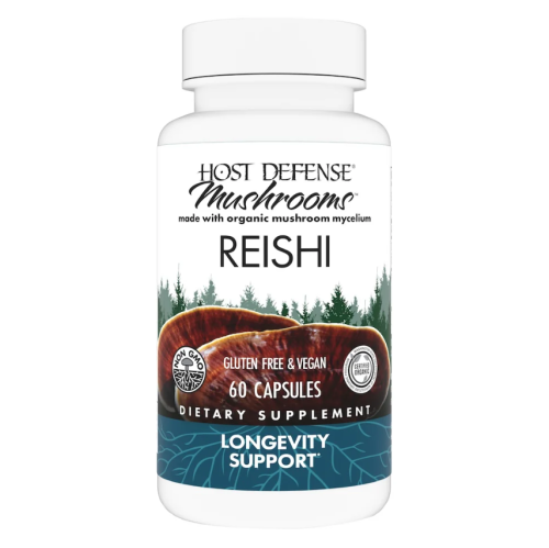 Host Defense Reishi (Ganoderma Lucidum) Capsules, 60 caps