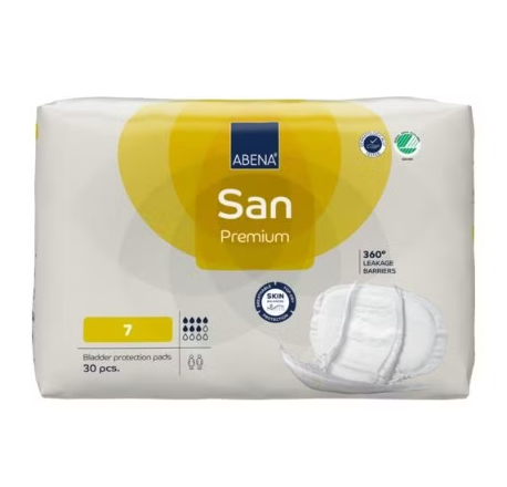 Abena San 7 Premium Incontinence Pads, 30's