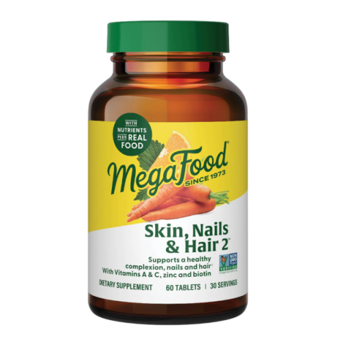 MegaFood Skin Nails & Hair 2, 60 tabs