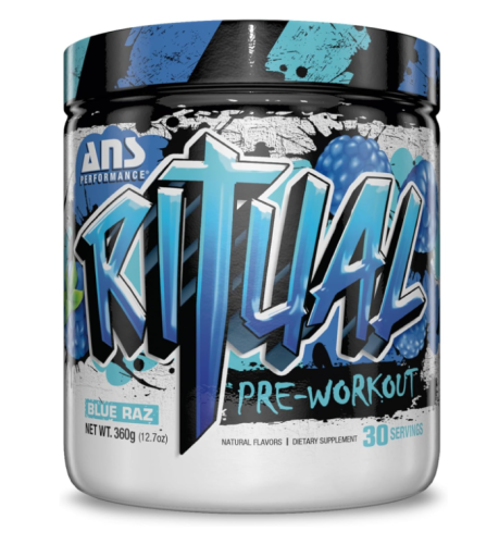 ANS Performance RITUAL Pre-Workout Blue Raz, 360g