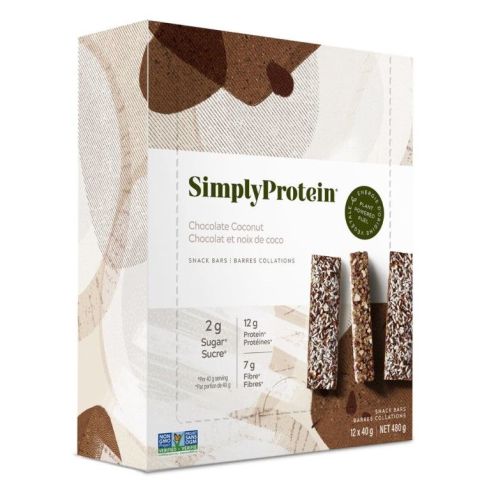 Simply Protein Chocolate Coconut, 12 x 40g