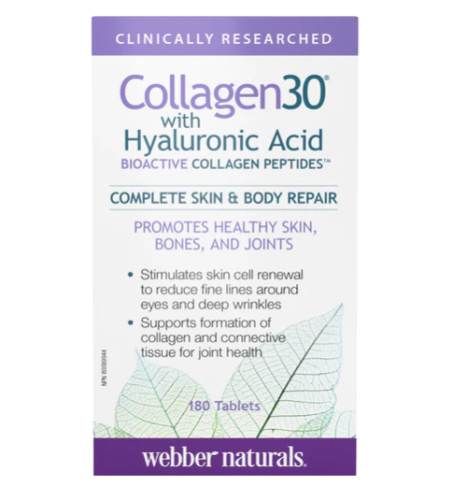 Webber Naturals Collagen 30complete Repair Skin/Body, 180 Tb 