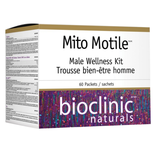 Bioclinic Naturals Mito Motile Male Wellness Kit, 60 Packets