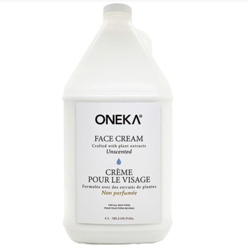 Oneka Face Cream, Unscented, Bulk Refill (plastic jug), 4L