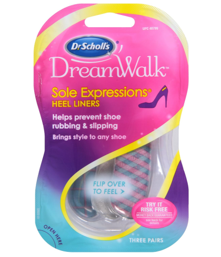 Dr. Scholl's Sole Expressions Heel Liner 3pk