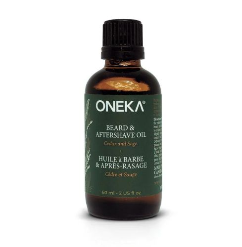 Oneka Botanical Beard Oil, Cedar & Sage, 60ml