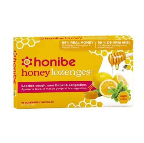 Honibe Honey Lemon Lozenges - 12 Pack
