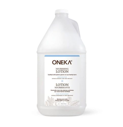 Oneka Body Lotion, Unscented, Bulk Refill, 4L