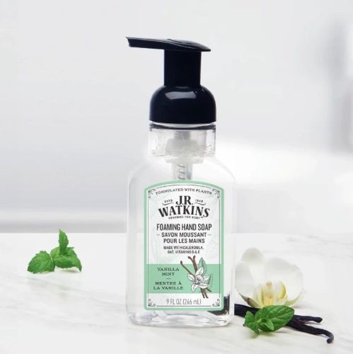 J.R. Watkins Vanilla Mint Foaming Hand Soap, 266ml