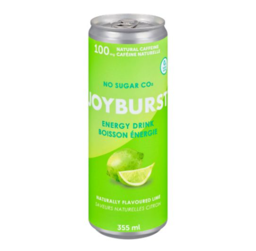 No Sugar Company Joyburst Energy Drink Lime, 12 x 12ct