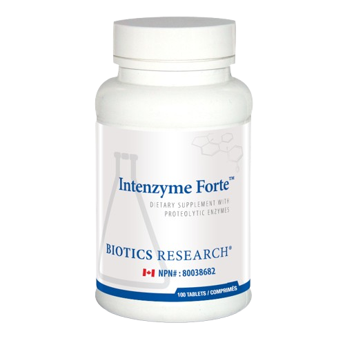 Biotics Research Intenzyme Forte (Trypsin & Alpha Chymotrypsin), 100 tablets