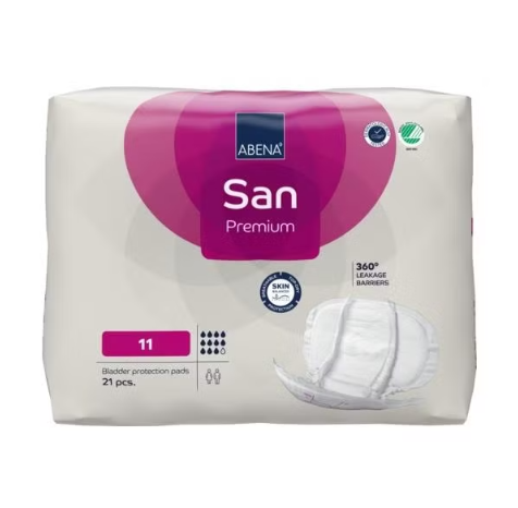 Abena San 11 Premium Incontinence Pads, 21's