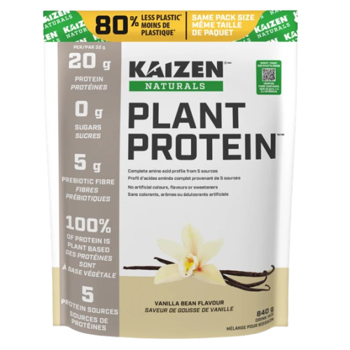 Kaizen Naturals Plant Protein - Vanilla Bean, 840g