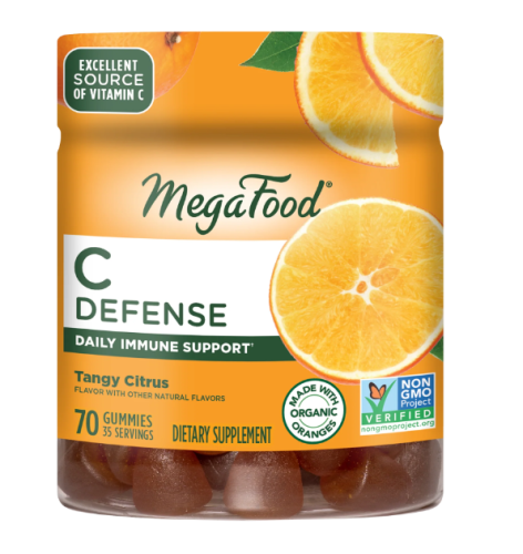 MegaFood Vitamin C Defense Tangy Citrus Gummies, 70 ct