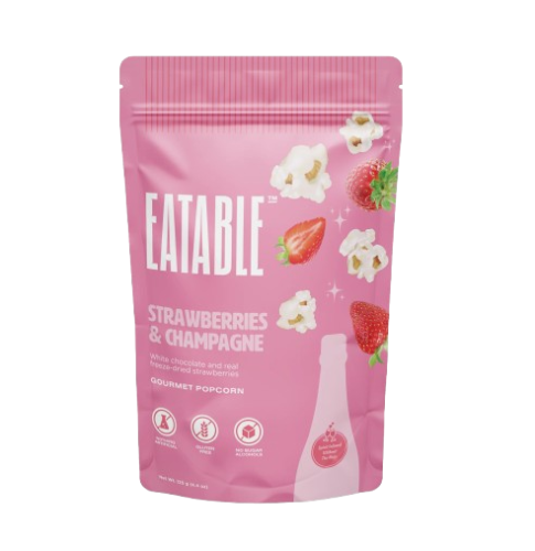 Eatable Strawberry & Champagne, 125g/12pk