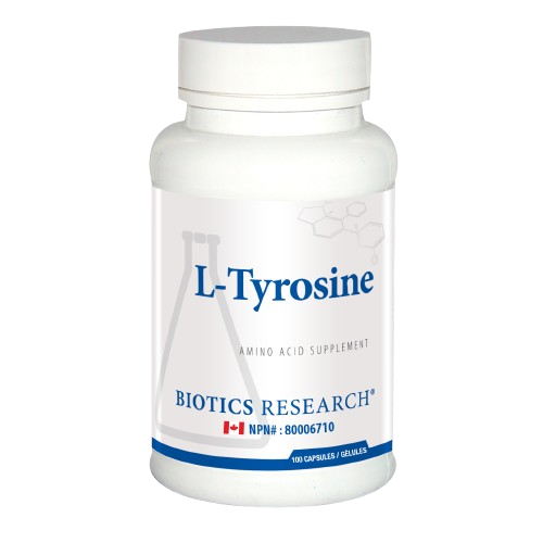 Biotics Research L-Tyrosine, 100 capsules