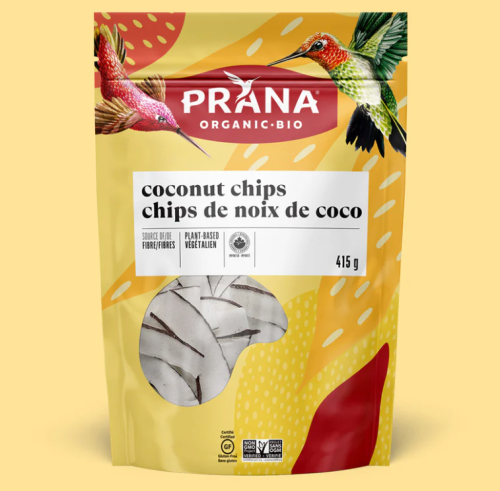 Prana Coconut Strips, Classic, Original, Organic, 8/100g